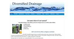 Desktop Screenshot of diversifieddrainage.com